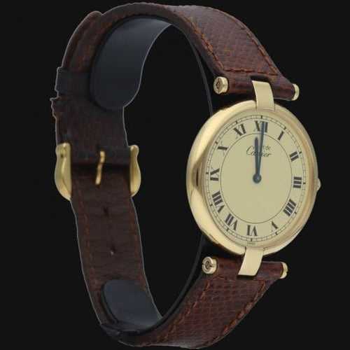 Montre Cartier Montre Must De Cartier Vermeil 58 Facettes MT43105