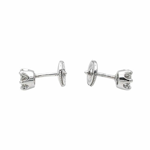 Boucles d'oreilles Boucles d'oreilles  Puces Or blanc Diamant 58 Facettes 4155737CN