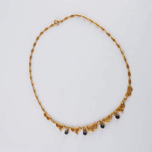 Collier Collier Draperie Saphirs 58 Facettes