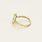 GUERIN - Bague ALISMA or jaune, cabochon turquoise