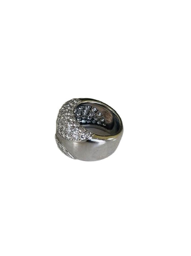 Bague 49 CARTIER - Bague Nouvelle Vague, diamants et or gris 58 Facettes