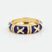 Ring 57 Yellow Gold Ring 58 Facettes REF 1004/20