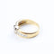 Anillo en oro amarillo 18K con diamantes talla brillante y princesa 58 Facettes 129555D