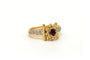 Bague 52 Bague en or jaune sertie d'un rubis et de diamants 58 Facettes 22239