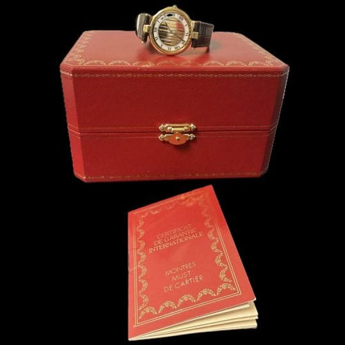 Montre Cartier Montre Must De Cartier Vermeil 58 Facettes MT44876