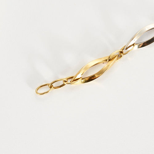 Bracelet Gourmette Vague 58 Facettes LP241