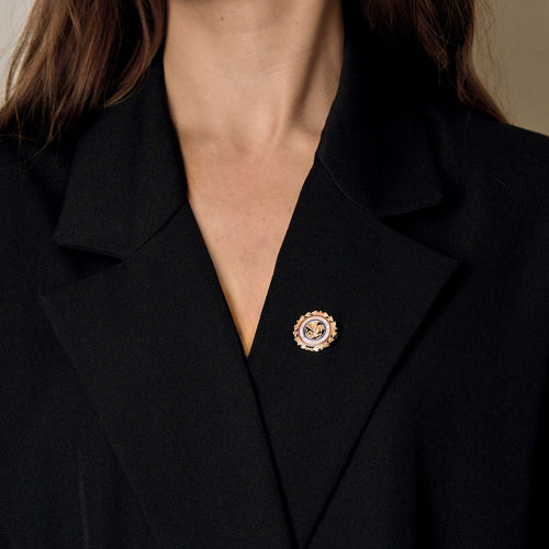 Broche Rare Broche insigne d'Air France en or jaune 58 Facettes DIE1495