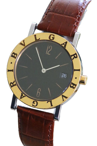 BULGARI - Montre Bulgari Or & Acier – Référence BB-33 SGL