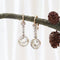 Boucles d'oreilles Boucles d'oreilles vintage en or jaune du XXe siècle avec diamants naturels 58 Facettes