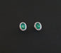 Boucles d'oreilles Boucles d'Oreilles émeraude Et Diamants, Or Blanc 58 Facettes