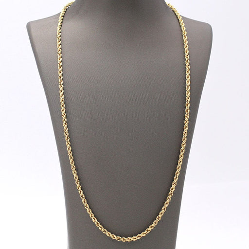 Gold cord necklace 58 Facettes E360503
