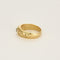Bague 56,5 Bague bandeau en or jaune et diamant 58 Facettes CHA5770