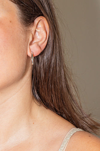 Boucles d'oreilles Boucles d'oreilles Créoles Or blanc 58 Facettes 4137676CN