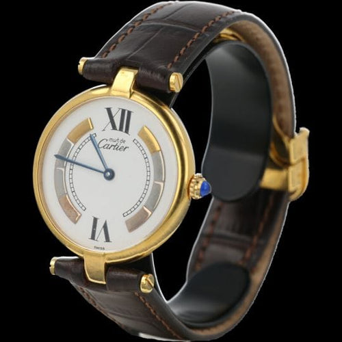 Montre Cartier Montre Must De Cartier Vermeil 58 Facettes MT41230