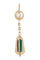 Pendentif PENDENTIF MODERNE PERLE ET TOURMALINE 58 Facettes 087861