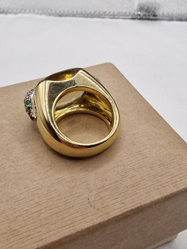 Bague Pomellato - Bague Pin Up en or jaune 18 k, citrine, tsavorites et diamants 58 Facettes