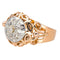 Bague 52 Bague  Dôme Or rose, Or blanc Diamant 58 Facettes 4311394CN