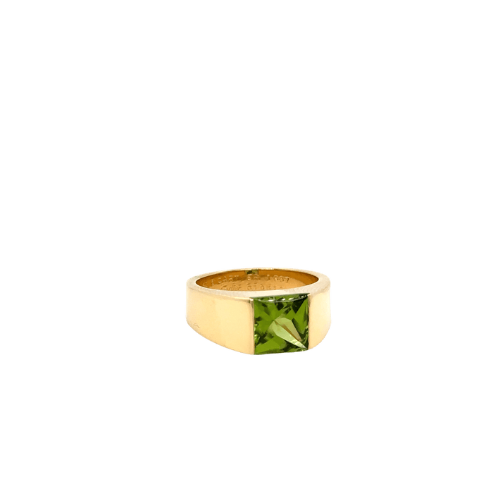 Bague 53 CARTIER - Bague Tank péridot or jaune 58 Facettes 1.0000204/1