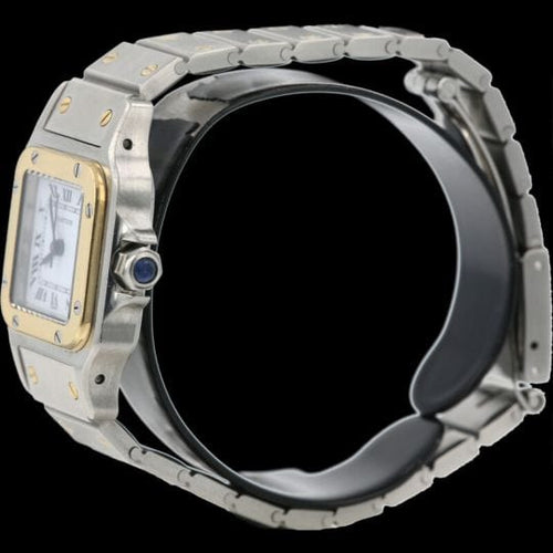 Montre Cartier Montre Santos Dame Or Jaune 18K Et Acier 58 Facettes MT42876