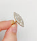 Bague 55.5 Bague marquise antique en or 18k et platine, diamants taille ancienne 1,75 ct 58 Facettes A06464