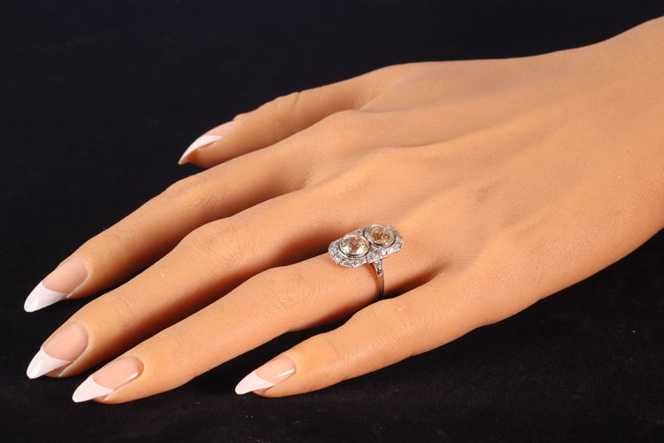 Bague 51 L'élégance Art déco : l'histoire d'une bague en diamant des années 1930 58 Facettes 22193-0036