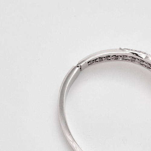 Bracelet Bracelet jonc diamant et rubis 58 Facettes 2918