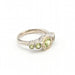 Bague 55.5 Bague en or jaune, argent et diamants 58 Facettes D363898SO