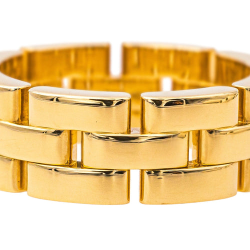 Bague 54 Cartier Bague Maillon Panthère Or jaune 58 Facettes 4342790RV