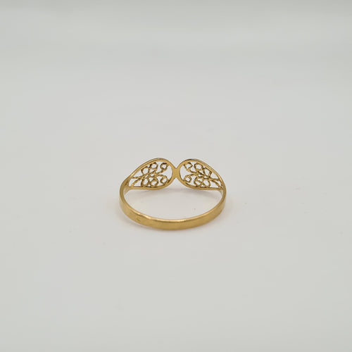 Bague 50 Bague or jaune 58 Facettes