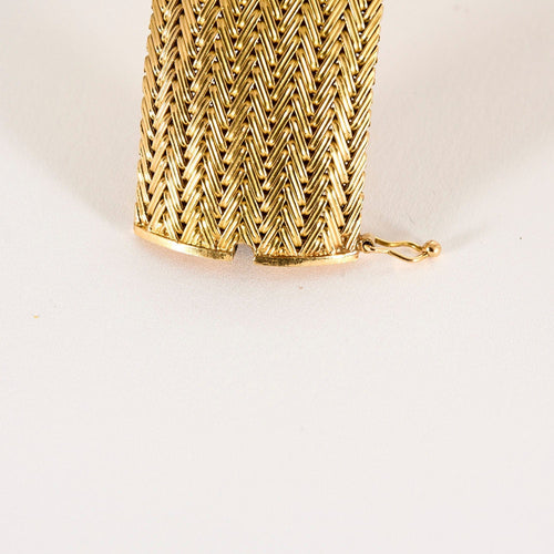 Bracelet Bracelet ruban en or jaune 58 Facettes PER1653