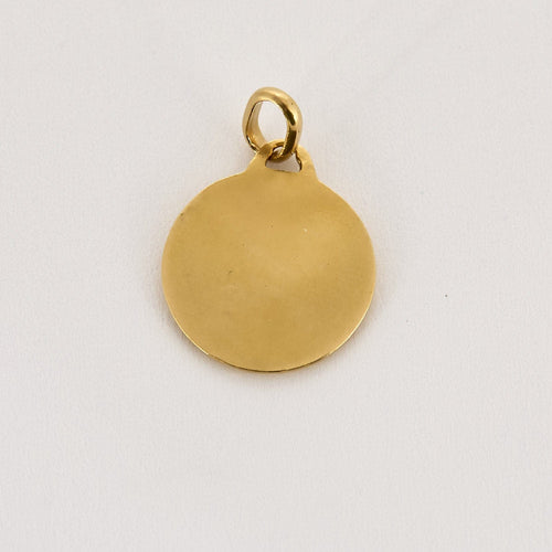 Pendentif AUGIS - Médaille sentimental en or jaune 58 Facettes HAV0689