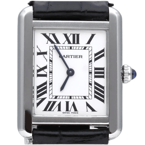 Montre Cartier Montre Tank Solo Pm 58 Facettes MT43614