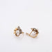 Earrings 2 Gold vintage style earrings Pearls Diamonds 58 Facettes E360522B