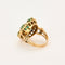 Bague 49 Bague or jaune, émeraudes et diamants 58 Facettes 240057