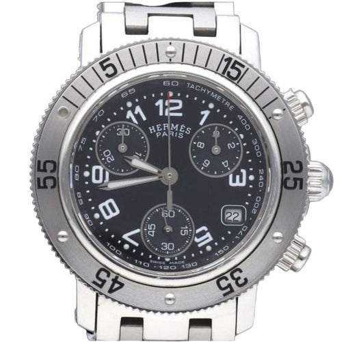 Montre Hermes Montre Clipper Chronograph 58 Facettes MT40221