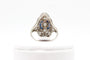 Bague 53 Bague 1930 marquise platine et diamants 58 Facettes 250309