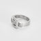 Bague 52,5 Guy Laroche- Bague en or blanc à motif de ceinture et diamants 58 Facettes B250479