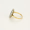 Bague 56 Bague en Or jaune, saphir, diamants et onyx 58 Facettes B250679