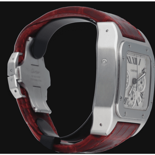 Montre Cartier Montre Santos 100 Xl Chronograph 58 Facettes MT41470