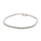 Bracelet Bracelet Rivière en or blanc et diamants 58 Facettes D363763CG