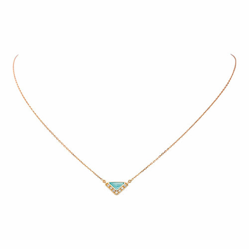 Collier Collier Or rose Diamant 58 Facettes 4553815CN