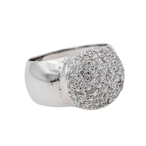 Bague 53 Bague Or blanc Diamant 58 Facettes 2609065CN