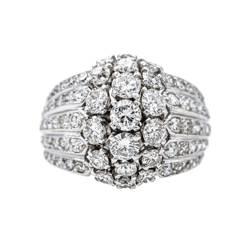 Bague 51 Bague Cocktail Or blanc Diamant 58 Facettes 4061324CN