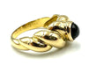 Bague VAN CLEEF & ARPELS. Bague vintage or jaune 18K et onyx 58 Facettes