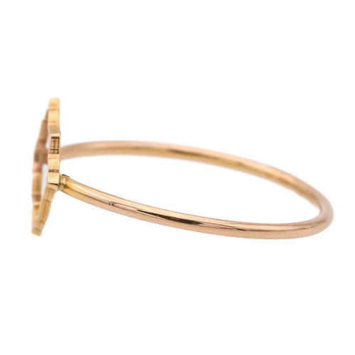 Bague 53 Bague Transparence Or rose 58 Facettes 578920RV