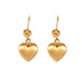 Boucles d'oreilles Paire de boucles d'oreilles coeur or jaune 58 Facettes LP446