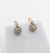 Boucles d'oreilles Dormeuses antique or rose 18k diamants tailles ancienne 0.30 carat (circa 1890) 58 Facettes A06163