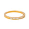 Bague 53.5 Bague Demi-alliance Or jaune Diamant 58 Facettes 4539264RV