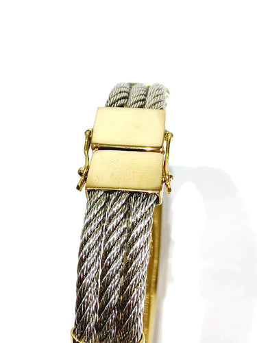 Bracelet Bracelet en or jaune et argent 58 Facettes