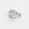 Bague 53 Bague dôme or blanc et diamants 58 Facettes 240566